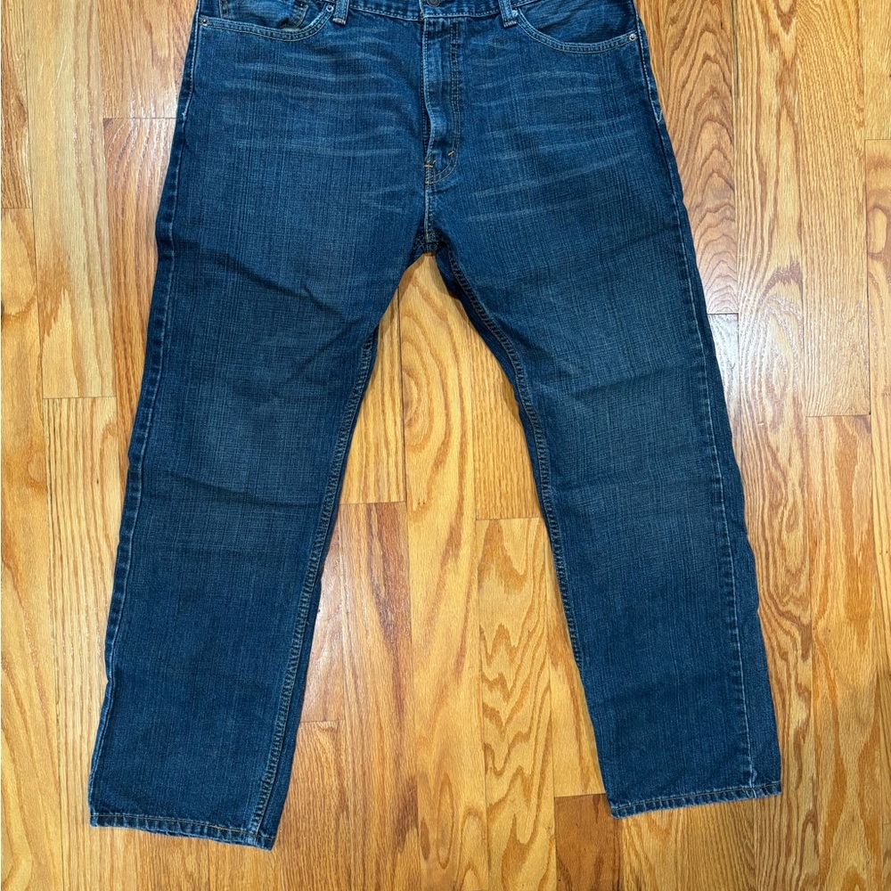 Levi's 505 Men's Dark Blue Straight Jeans